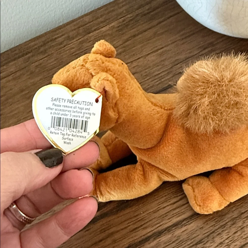 2000 TY Beanie Baby‎ Niles the Tan Brown Camel Beanbag Plush Toy Doll